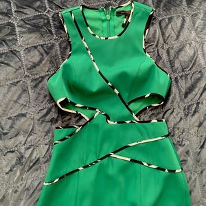 Bcbgmaxazria evening green dress